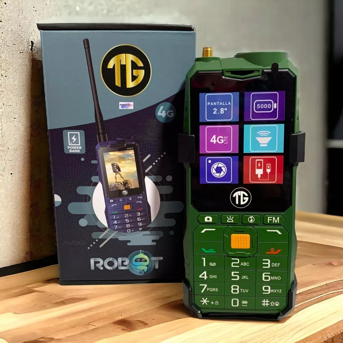 Celular Rompemuros Robot Tg Dual Sim